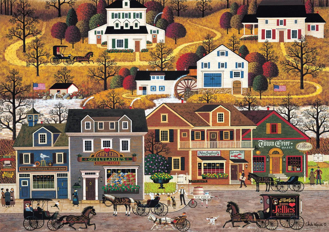 Buffalo Games Americana Hawk River Hollow puslespil 500 brikker