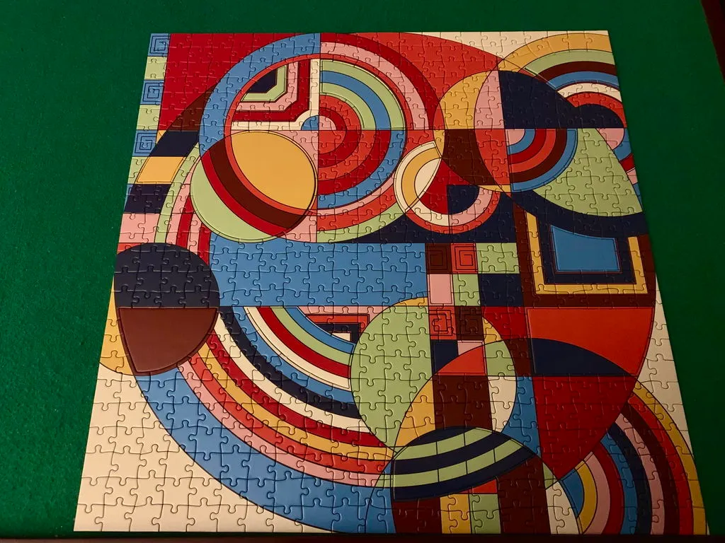 Galison Hoffman House Rug puslespil 500 brikker geometrisk