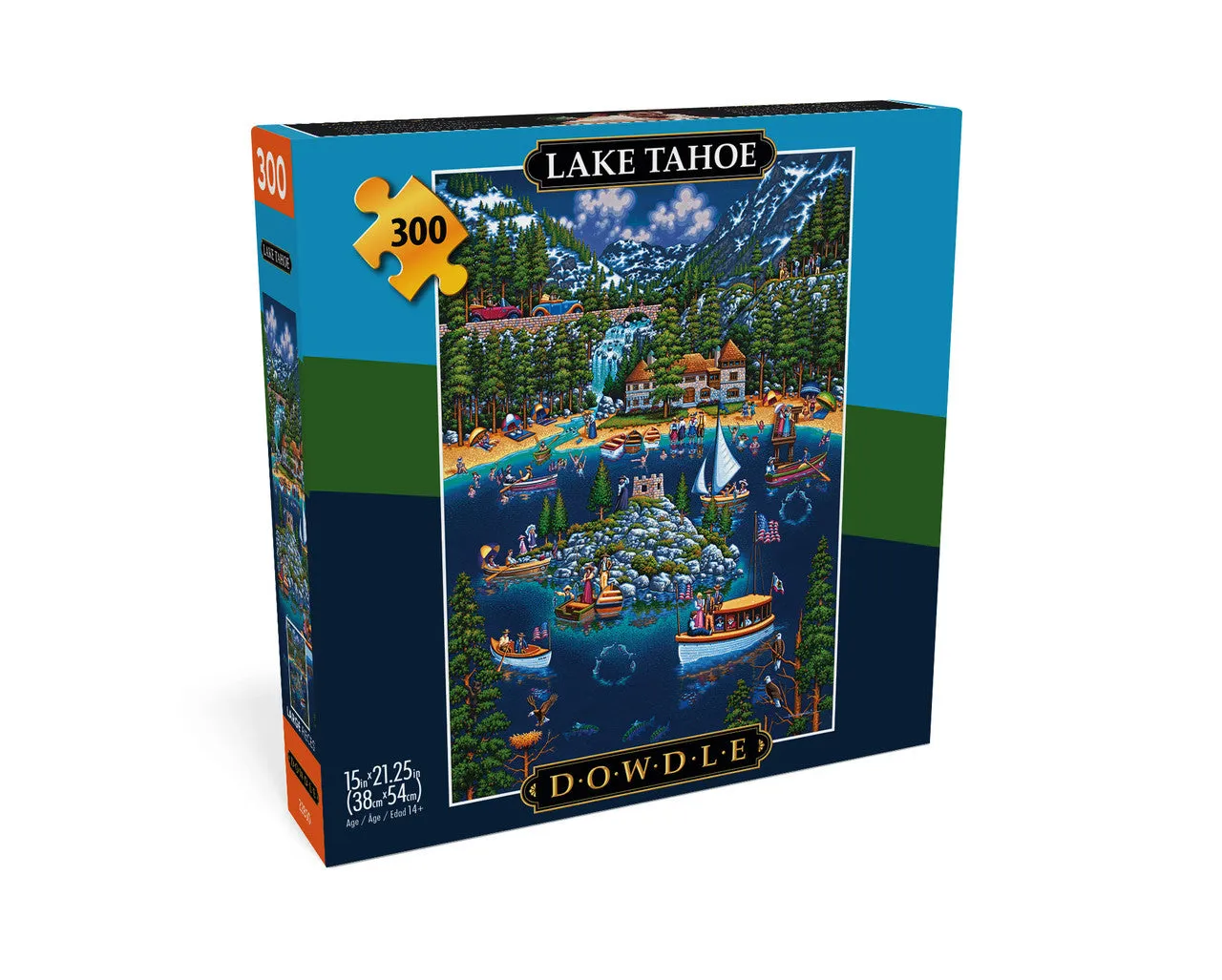 Buffalo Games Eric Dowdle Lake Tahoe puslespil 300 brikker store