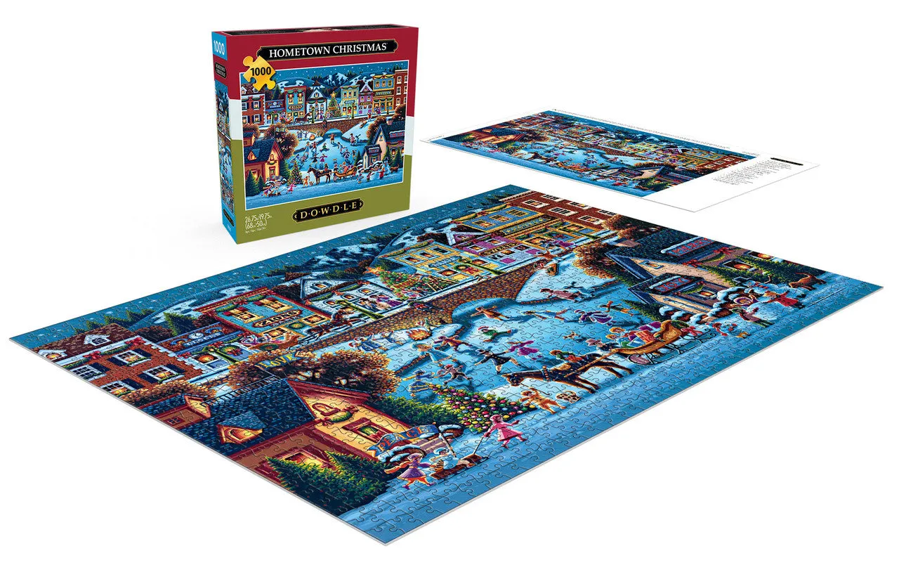 Buffalo Games Eric Dowdle Hometown Christmas puslespil 1000 jul