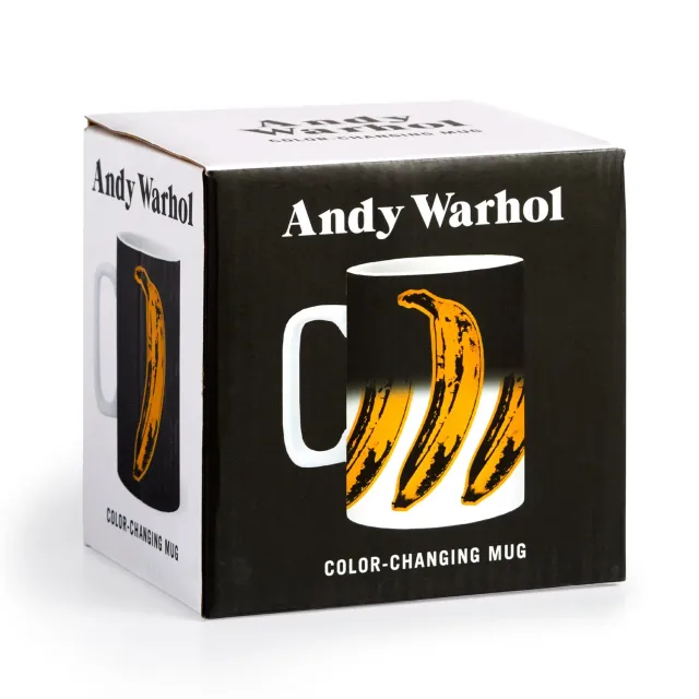 Galison Andy Warhol Banana krus 355 ml farveskift