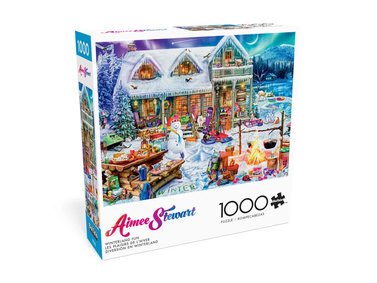 Buffalo Games Winterland Fun puslespil 1000 brikker vinter