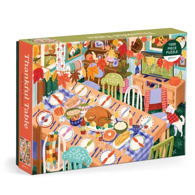 Good Puzzle Co. Thankful Table puslespil 1000 brikker efterår