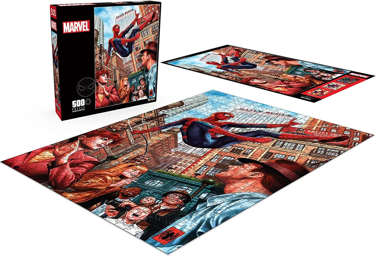 Buffalo Games Marvel Spider-Man #24 puslespil 500 brikker retro
