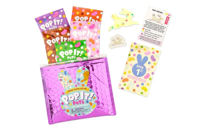 Buffalo Games Pop It Pets samlefigurer Season 2 påskepose 5 stk