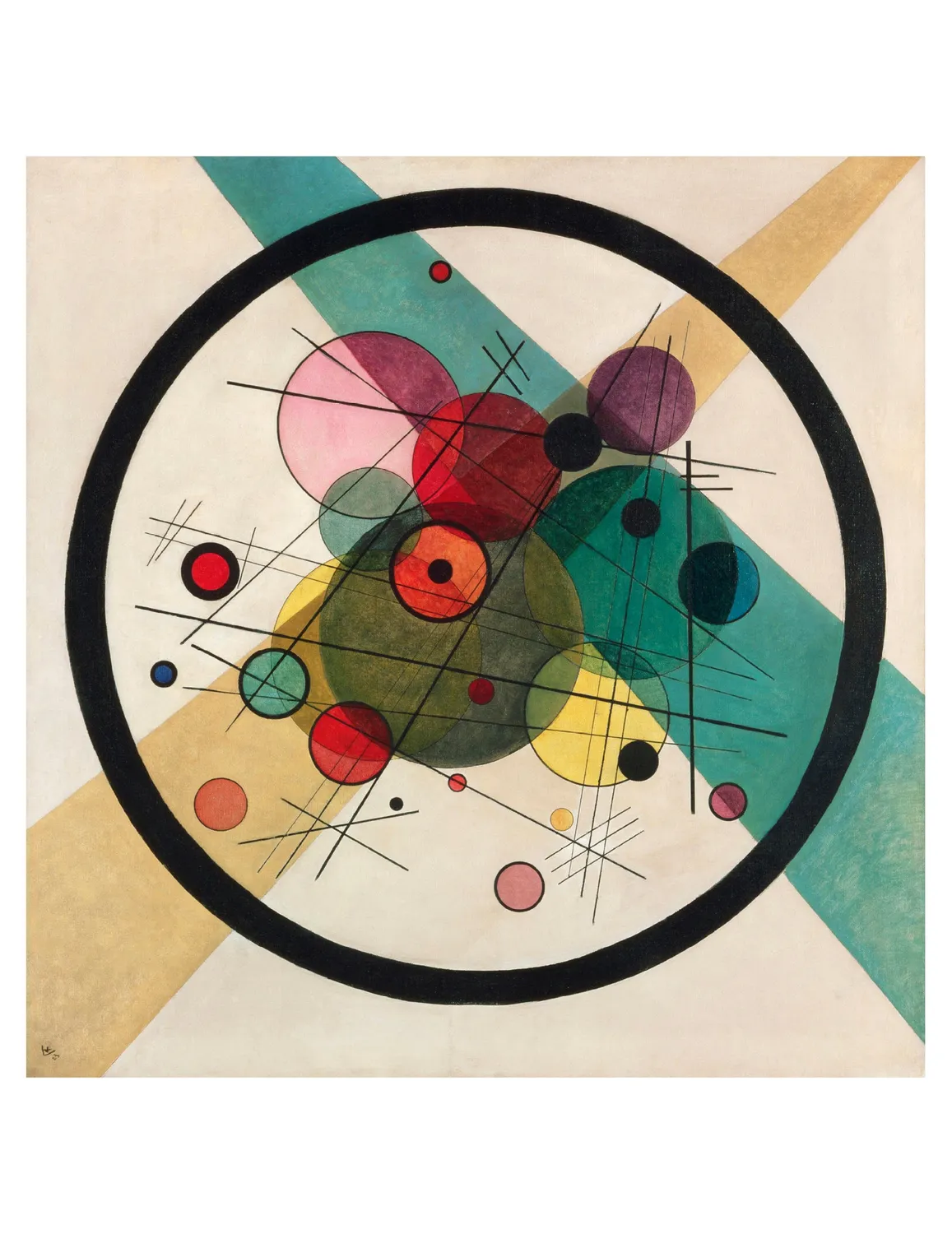 Pomegranate Keepsake Kandinsky brevkort æske abstrakt