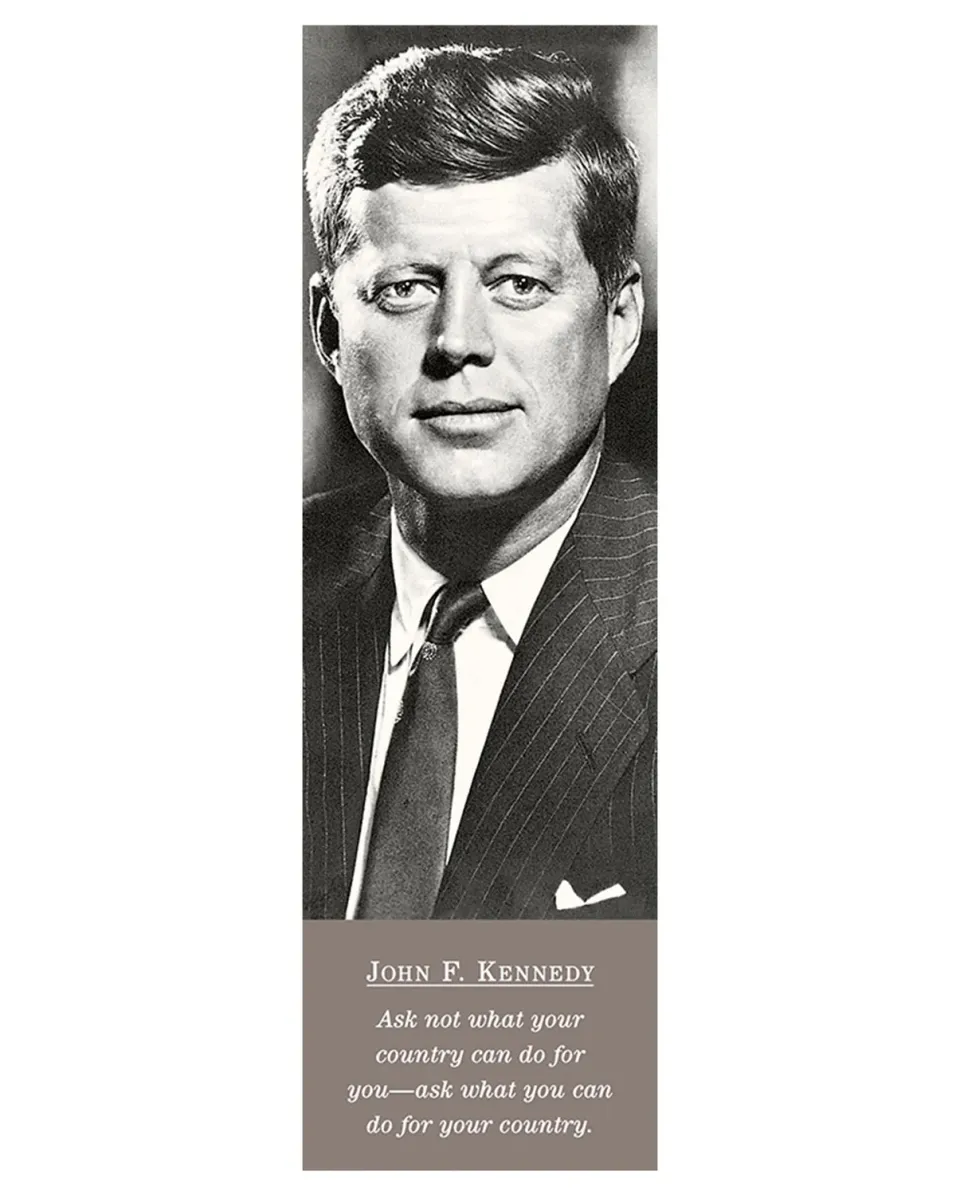 Pomegranate John F. Kennedy bogmærke historie
