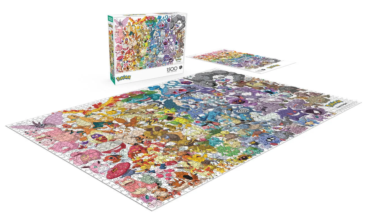 Buffalo Games Pokemon Kanto 151 puslespil 1500 brikker