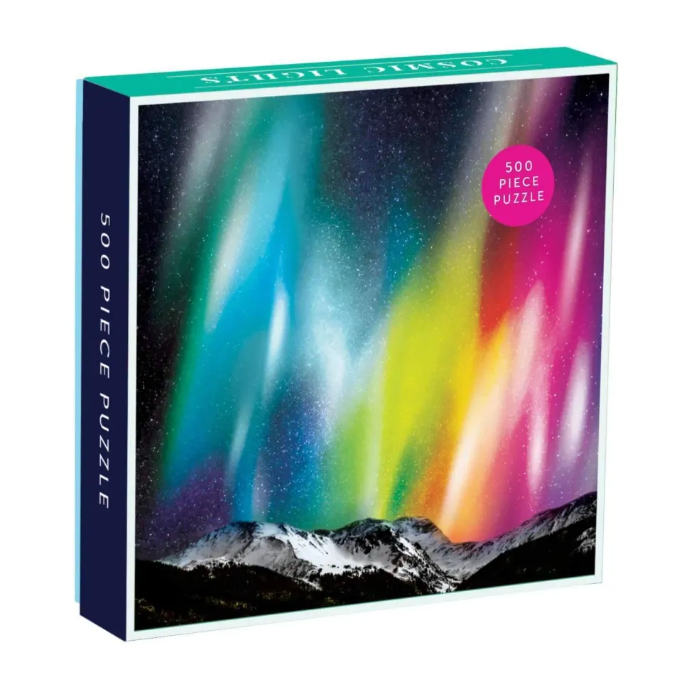 Galison Cosmos Cosmic Lights puslespil 500 brikker rummet