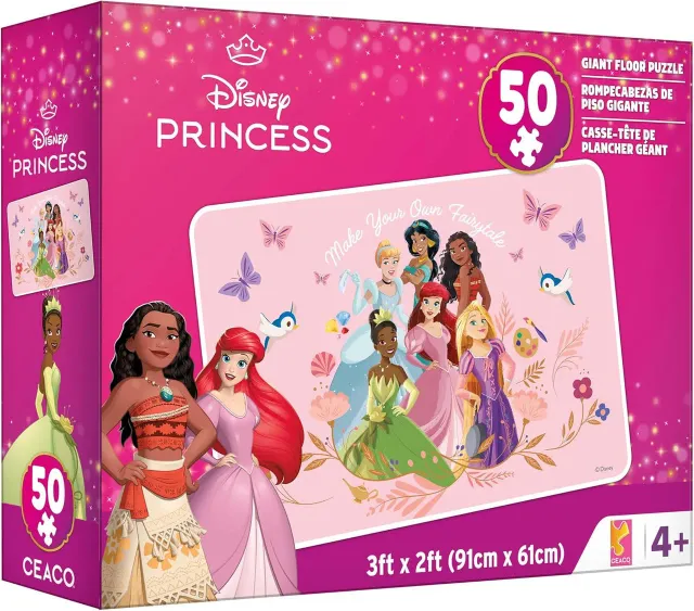 Buffalo Games Disney Princess gulvpuslespil 50 brikker stor