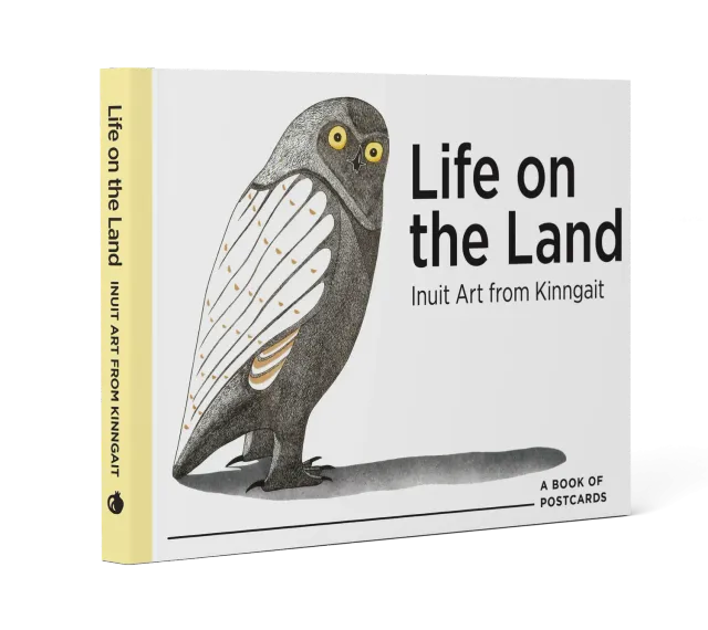 Pomegranate Life on the Land postkortbog 30 kort inuit
