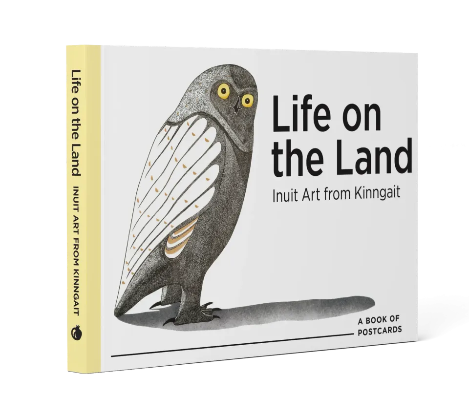 Pomegranate Life on the Land postkortbog 30 kort inuit