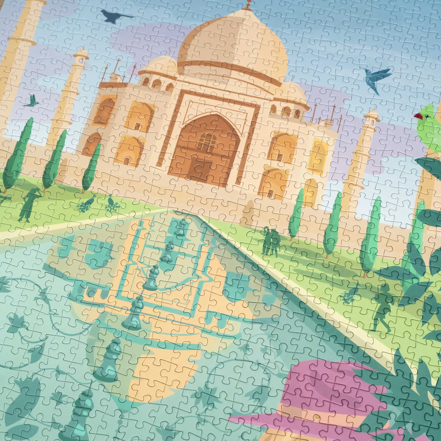 Olleo Taj Mahal Dream of Dawn puslespil 1000 brikker