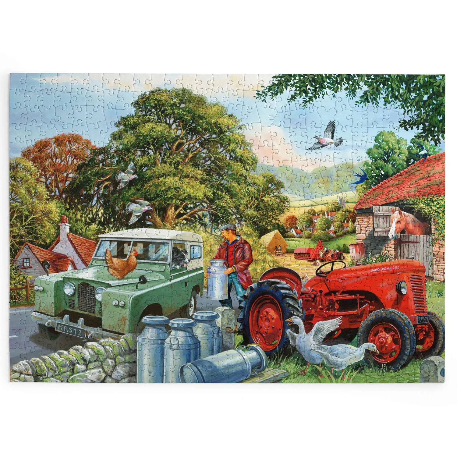 House of Puzzles BIG Bob & His Dog puslespil 500 brikker gård