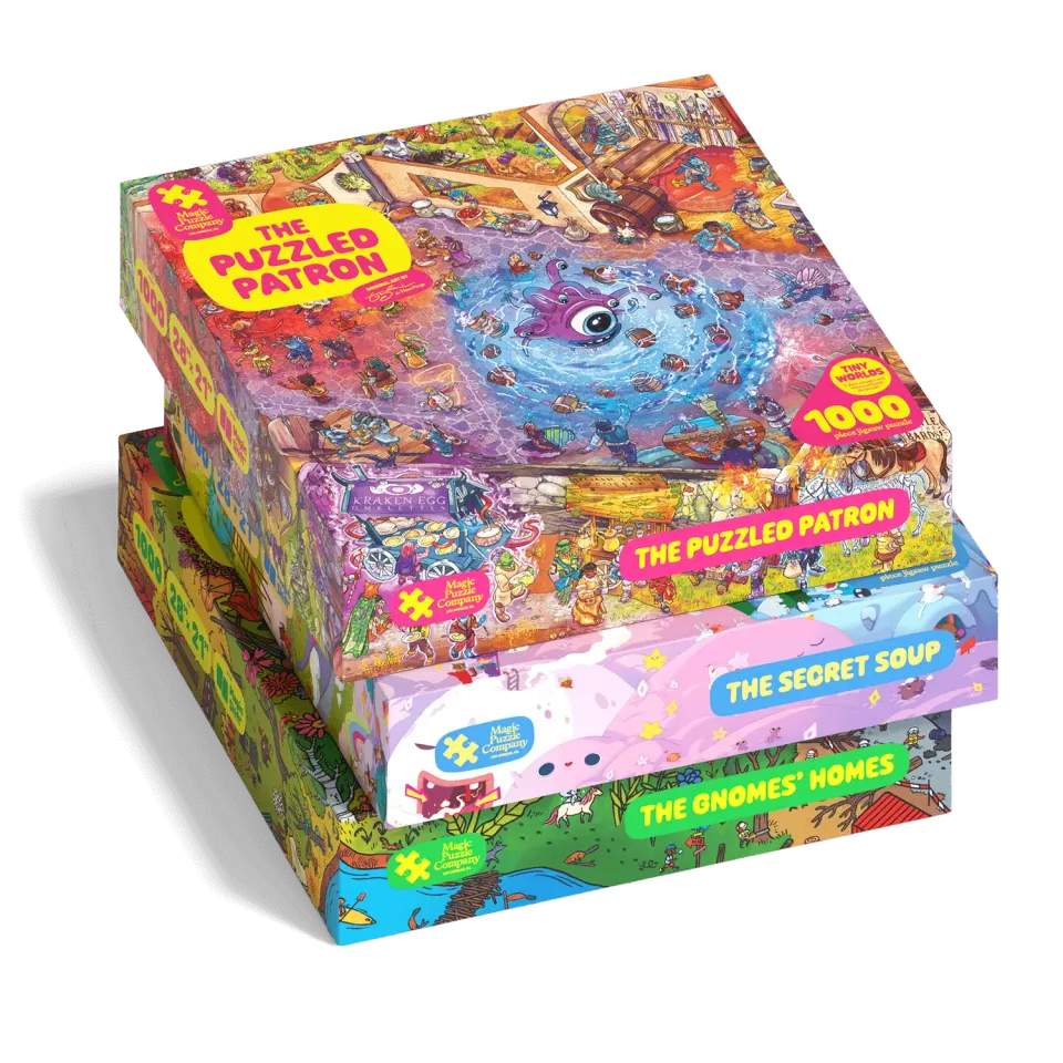 Magic Puzzle Company Series 3 Bundle puslespil 3-pak magisk