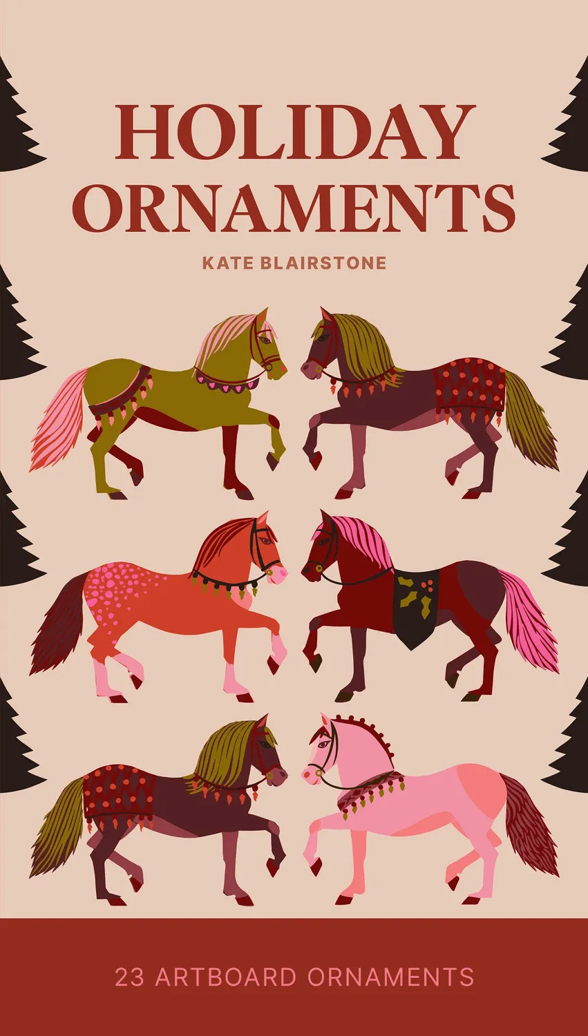 Pomegranate Kate Blairstone Holiday Ornaments julepynt sæt moderne