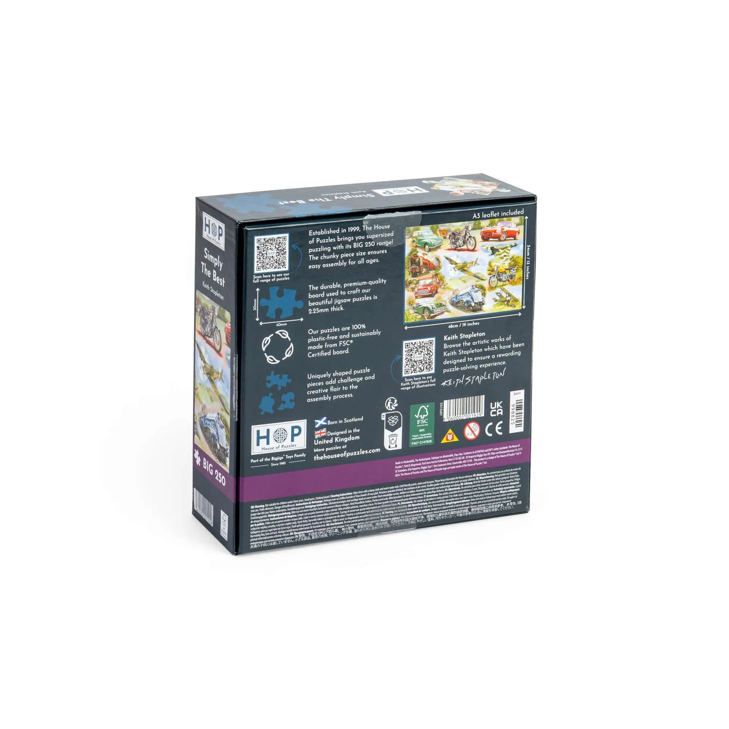 House of Puzzle BIG Simply The Best puslespil 250 brikker trafik