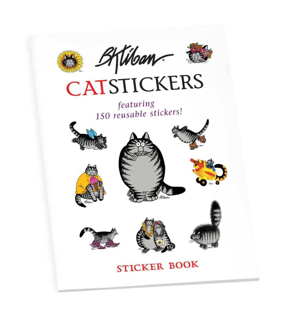 Pomegranate CatStickers klistermærkebog katte 150 stk