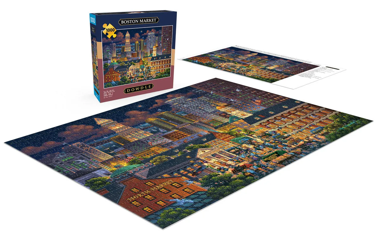 Buffalo Games Eric Dowdle Boston Market 1000 puslespil bymotiv