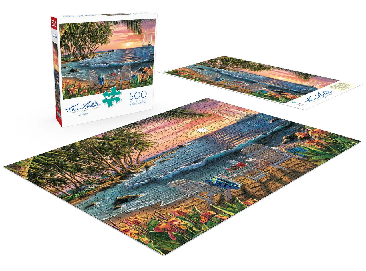 Buffalo Games Kim Norlien Summertime puslespil 500 brikker strand