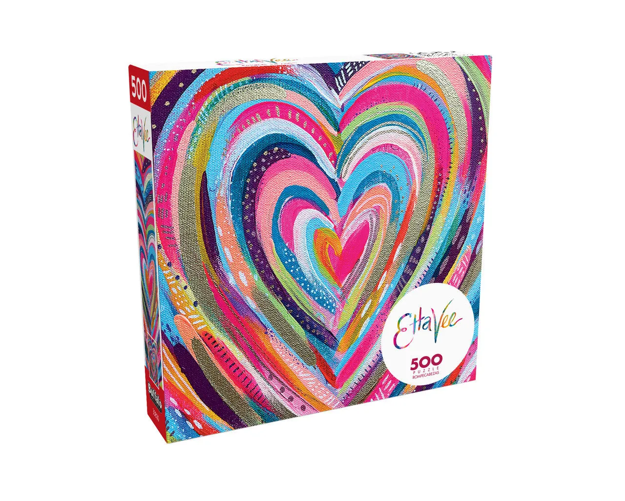 Buffalo Games Ettavee Bright Heart 500 puslespil hjerte