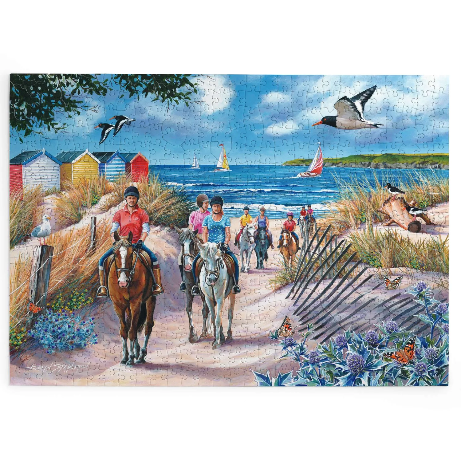 House of Puzzle Sea Horses BIG 500 puslespil 500 brikker XL
