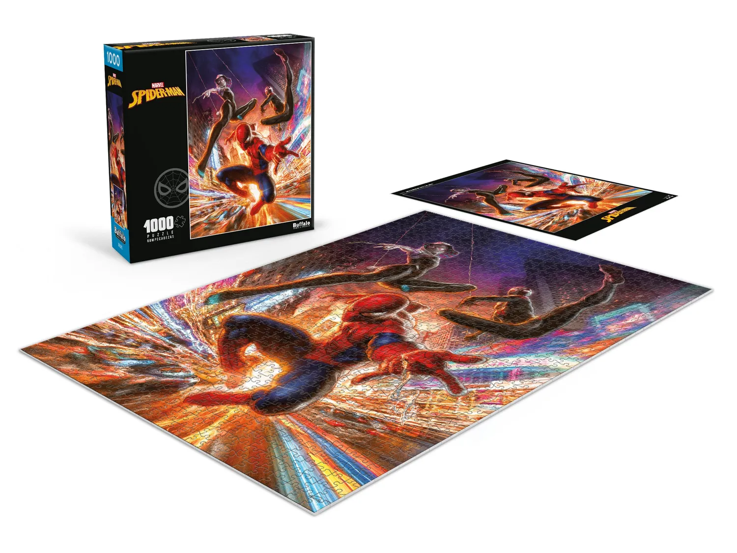Buffalo Games Marvel Spider-Man puslespil 1000 brikker bynat