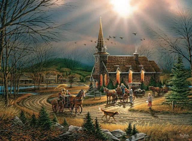 Buffalo Games Terry Redlin Grace puslespil 1000 brikker landskab