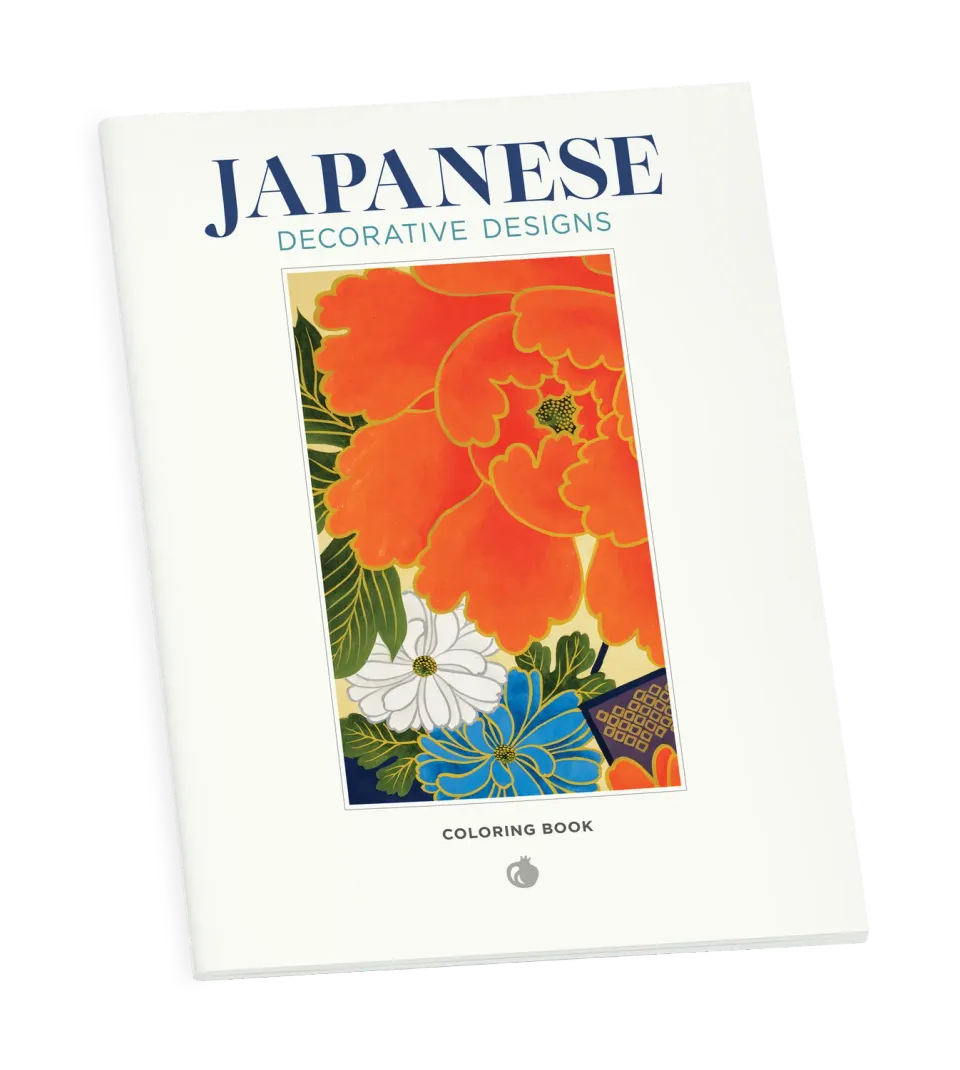 Pomegranate Japanese Decorative Designs malebog