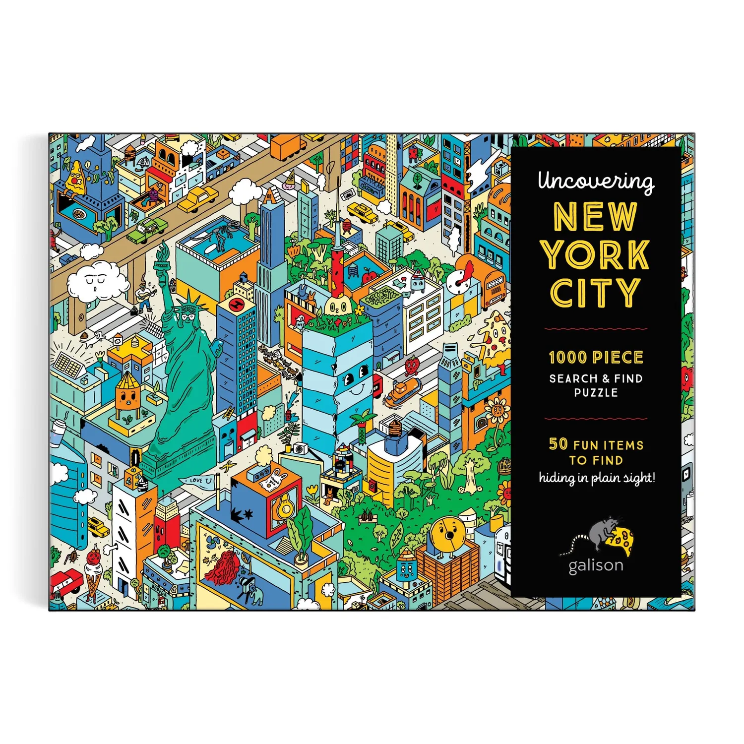 Good Puzzle Co. Uncovering New York City Search Find puslespil 1000 brikker