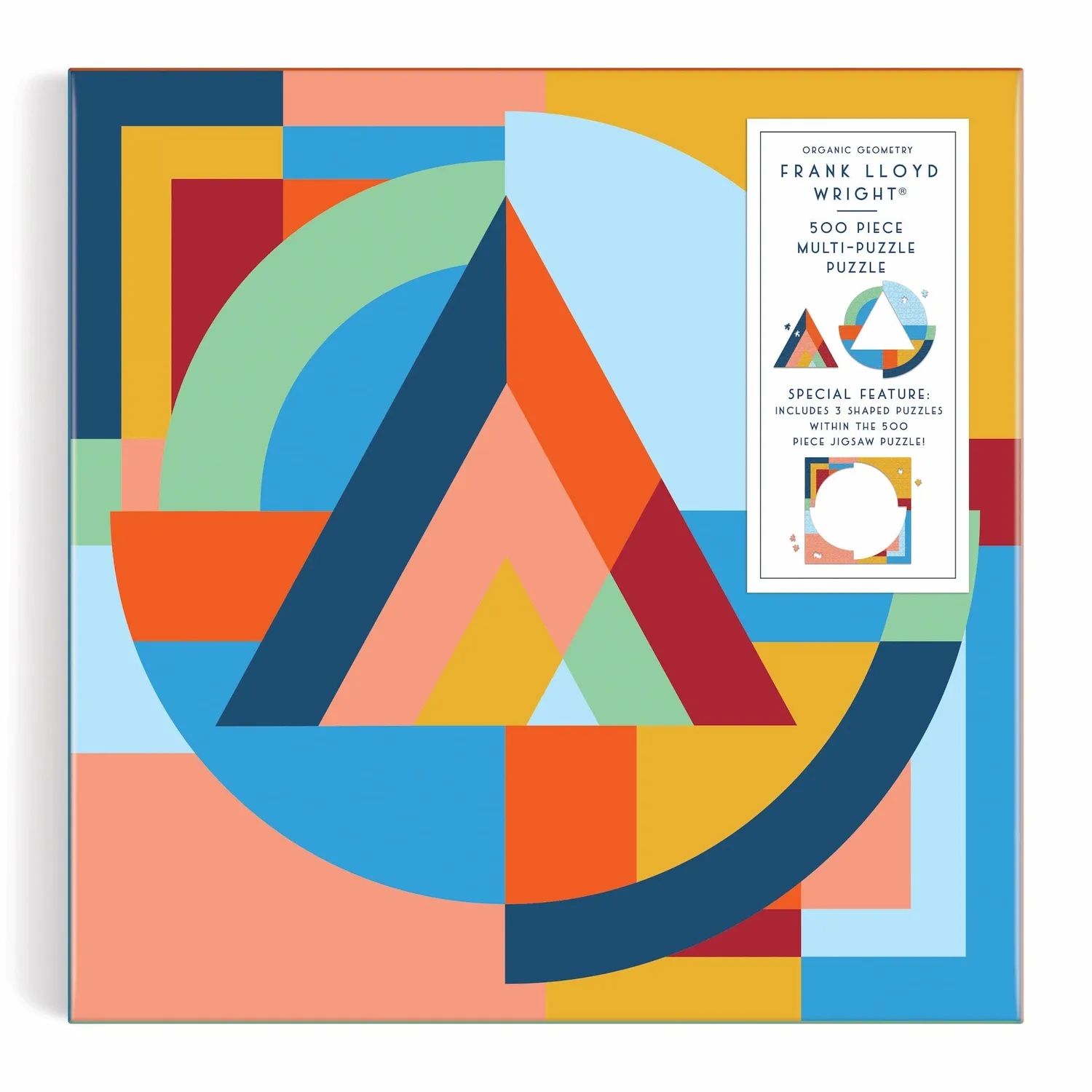 Good Puzzle Co. Frank Lloyd Wright Organic Geometry puslespil 500 brikker multi