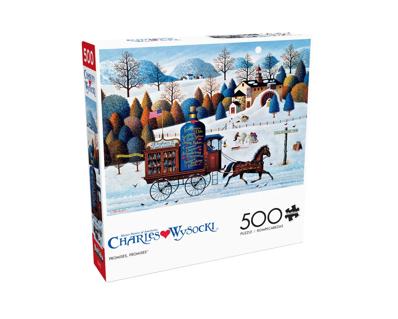 Buffalo Games Charles Wysocki Promises Promises puslespil 500 brikker landlig