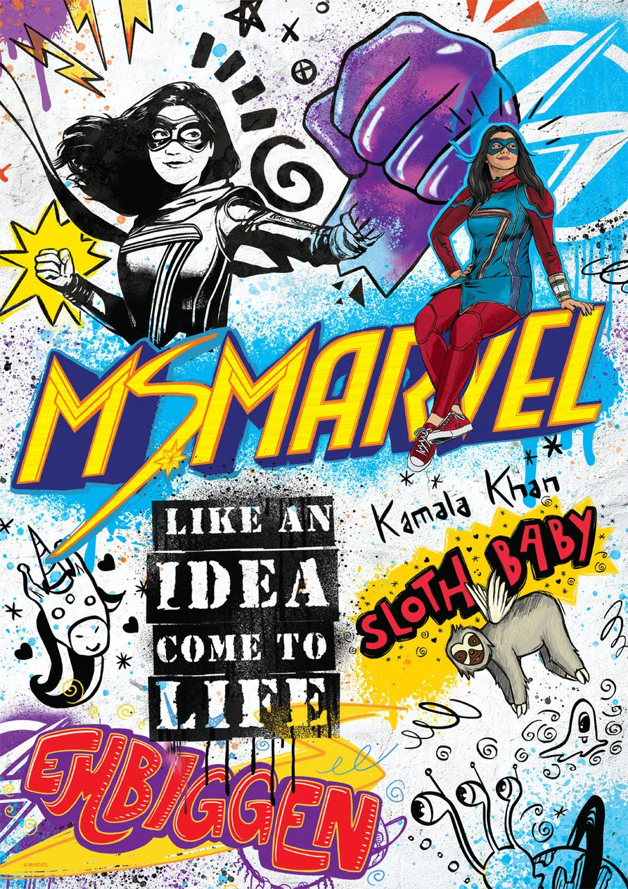 Buffalo Games Ms. Marvel puslespil 500 brikker superhelt