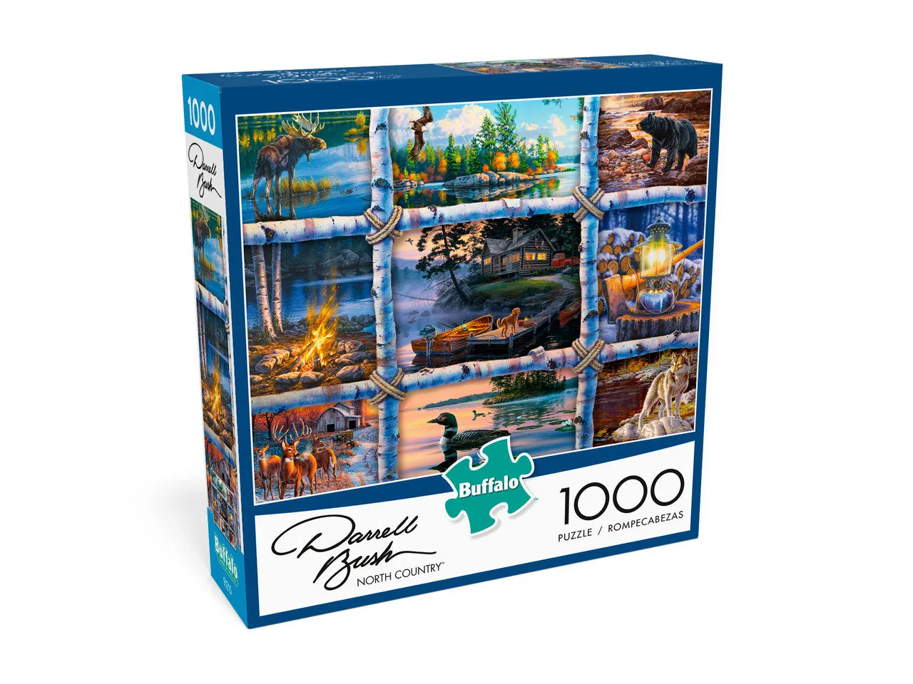 Buffalo Games Darrell Bush North Country puslespil 1000 brikker natur