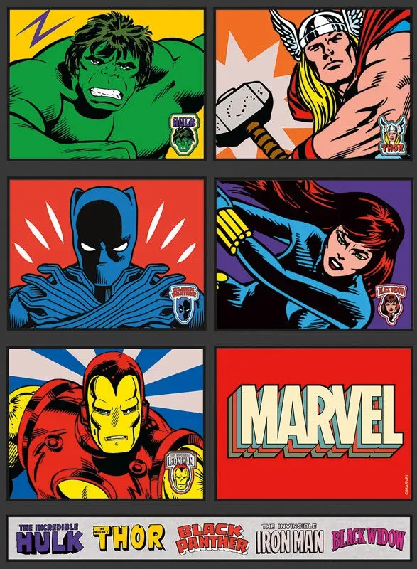 Buffalo Games Avengers Marvel puslespil 100 brikker superhelte