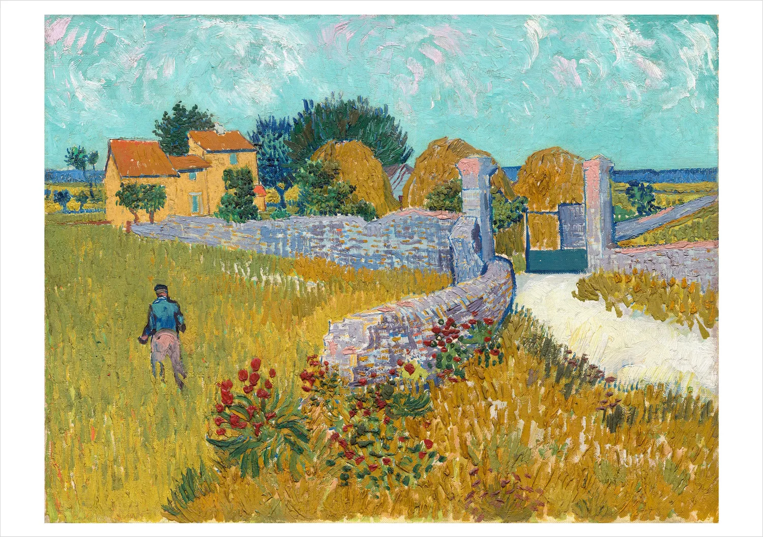 Pomegranate Van Gogh kortsæt 20 stk blomster landskaber