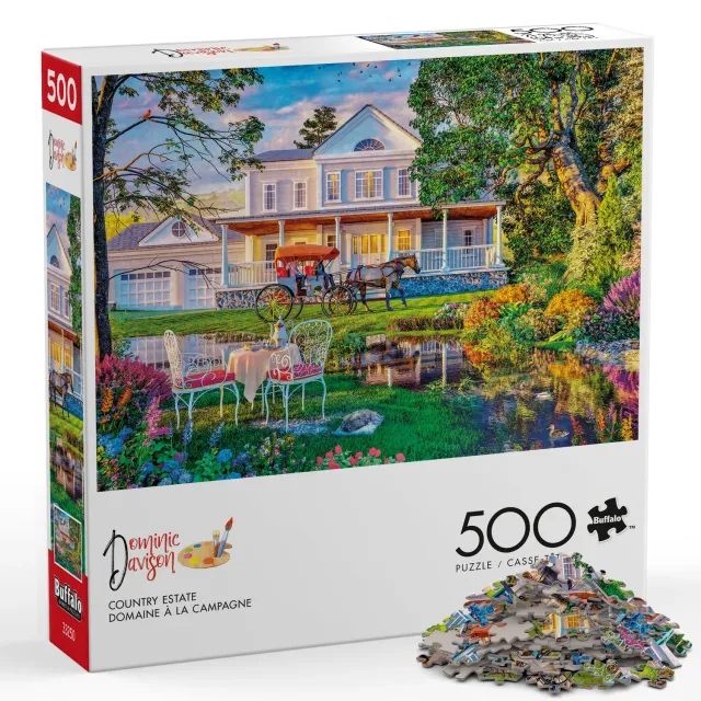 Buffalo Games Country Life Country Estate puslespil 500 brikker