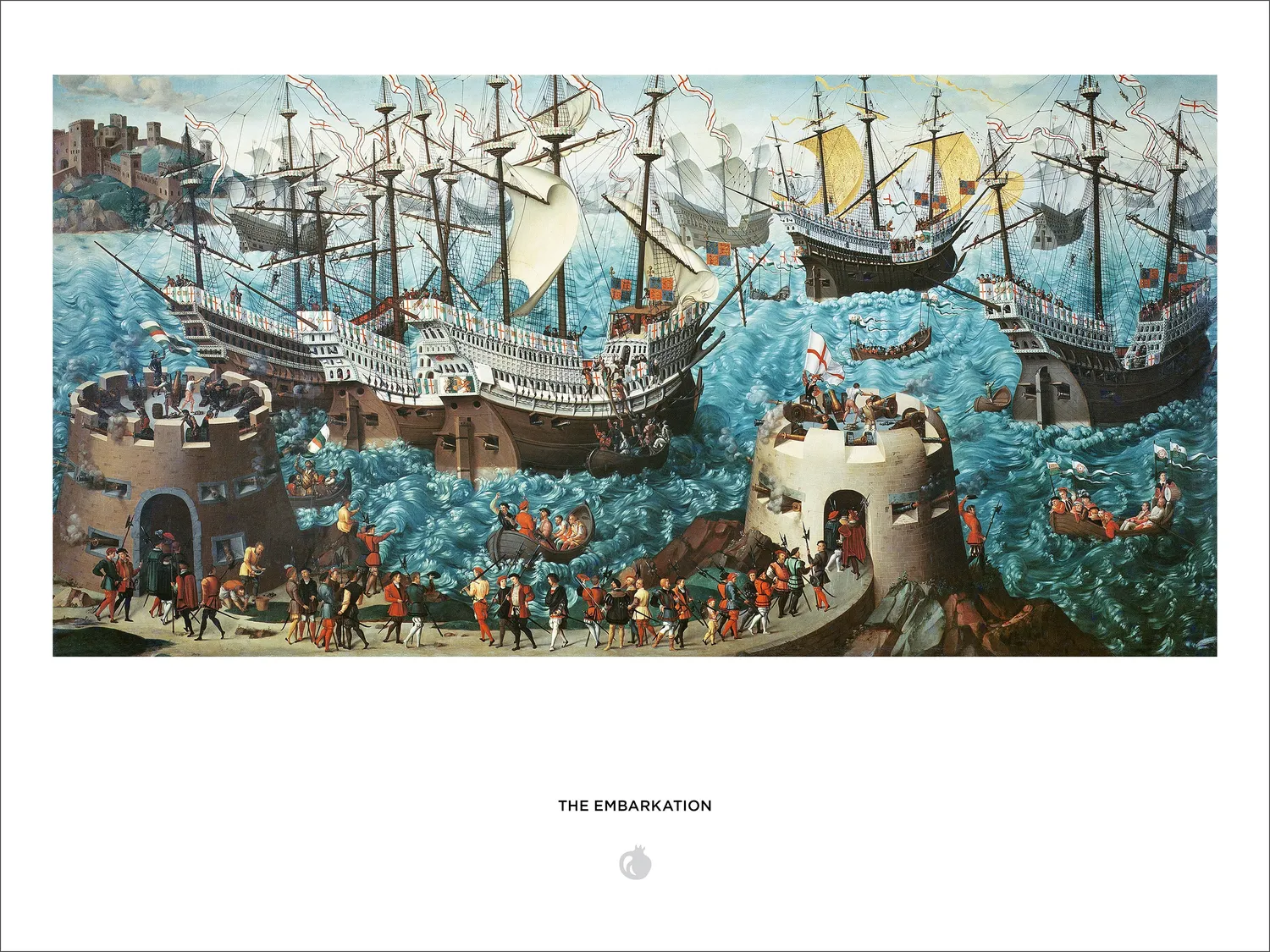 Pomegranate The Embarkation puslespil 1000 brikker havmotiv