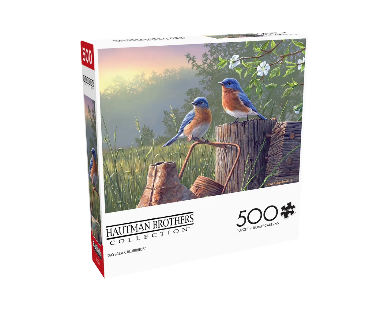 Buffalo Games Daybreak Bluebirds puslespil 500 fugle