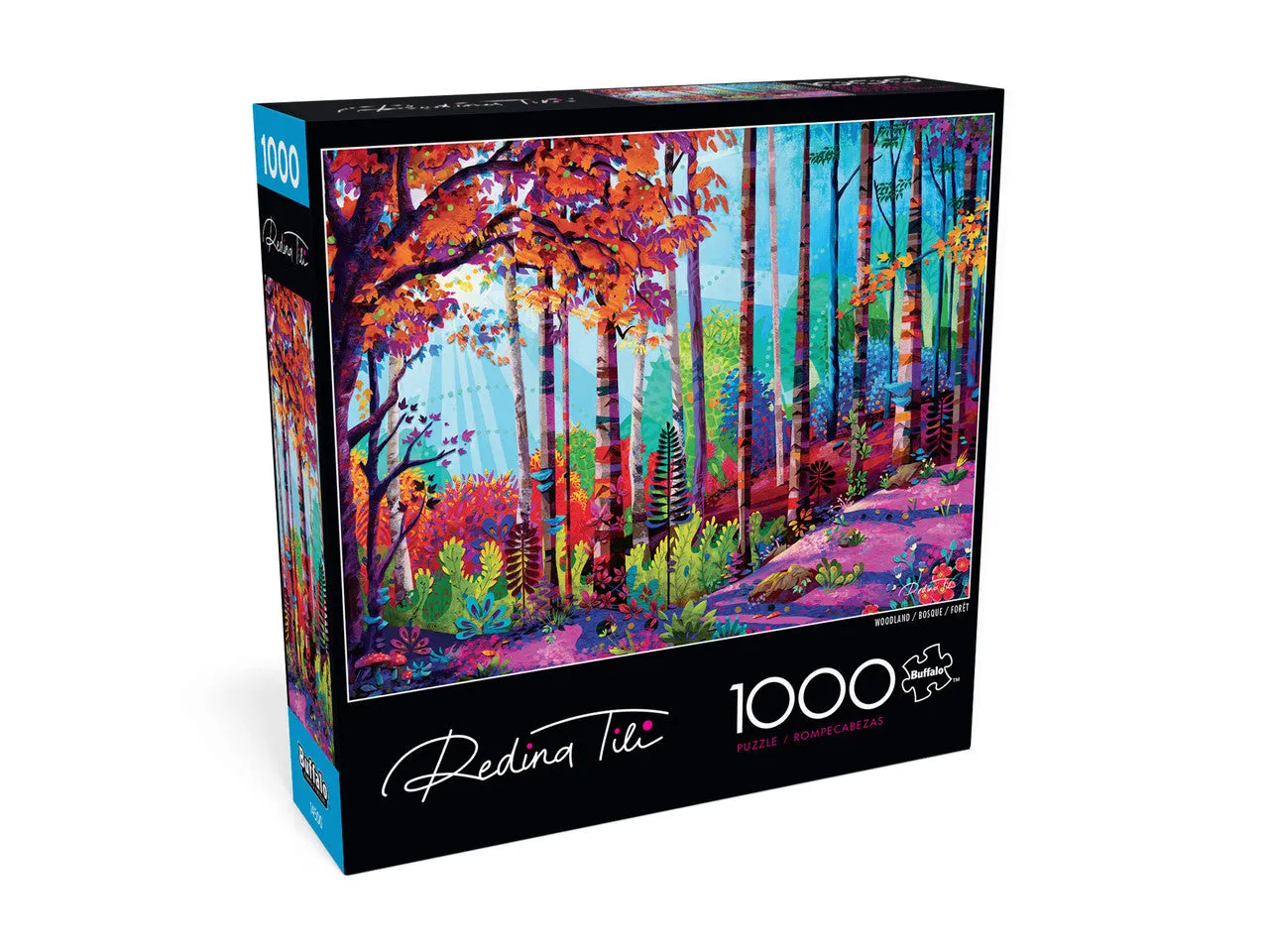 Buffalo Games Woodland puslespil 1000 brikker farverig skov