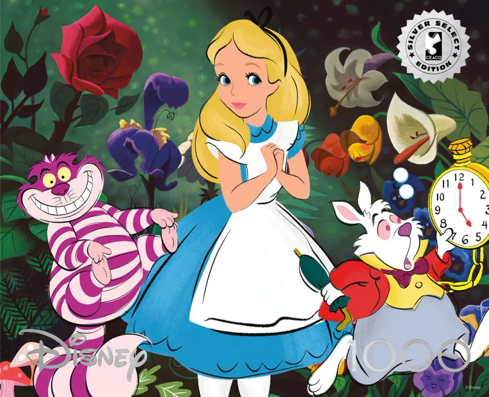 Buffalo Games Silver Select Alice and Friends puslespil 1000 Disney