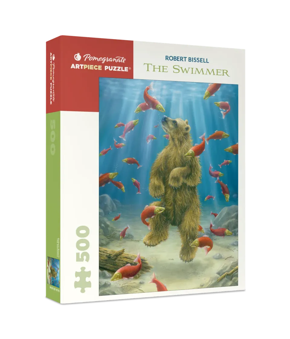 Pomegranate Robert Bissell The Swimmer puslespil 500 brikker