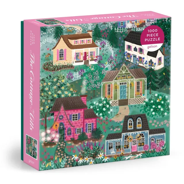 Galison Joy Laforme Cottage Hills puslespil 1000 brikker sommerhuse