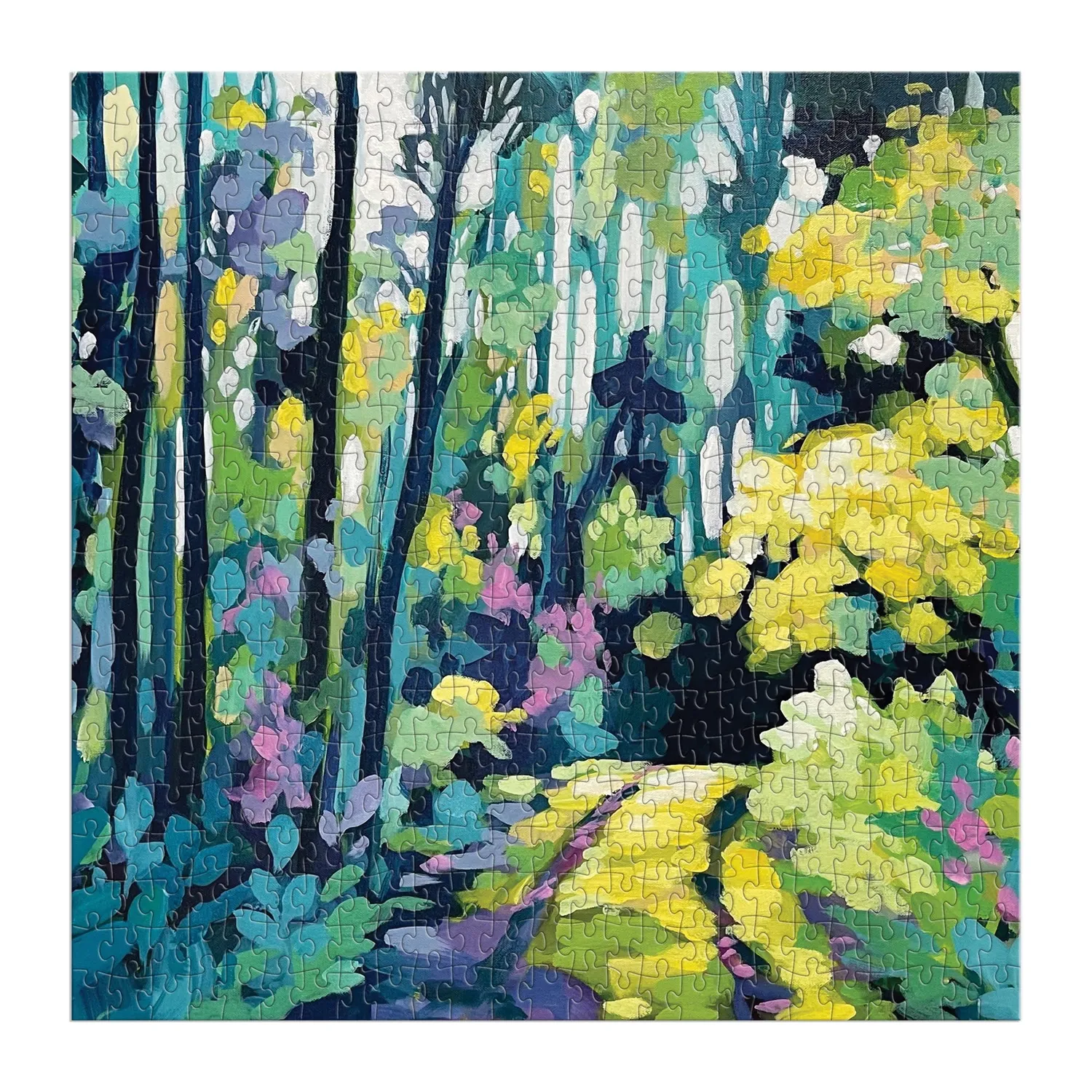 Galison Painted Path puslespil 500 brikker natur