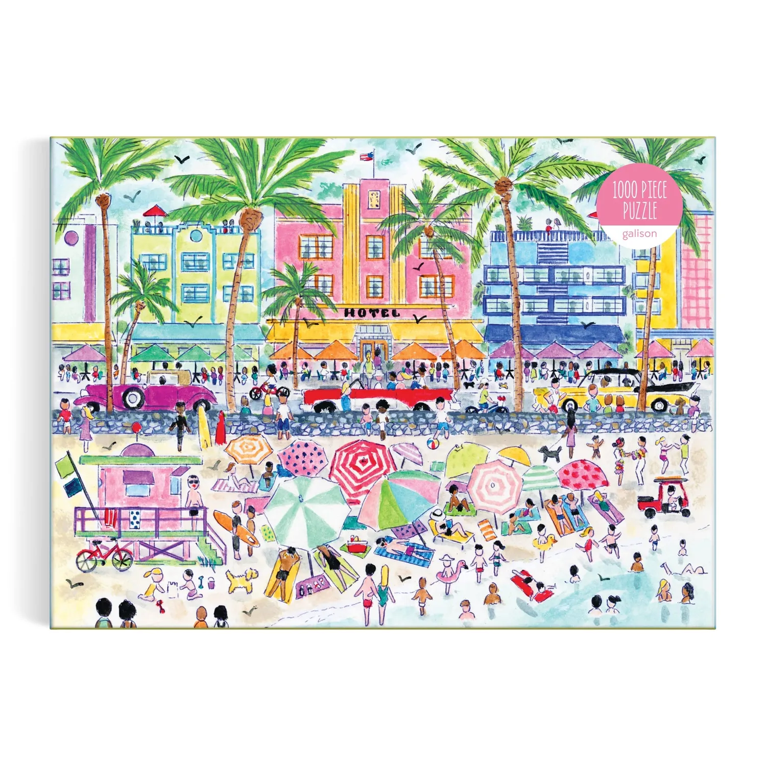 Michael Storrings South Beach Miami puslespil 1000 brikker Art Deco