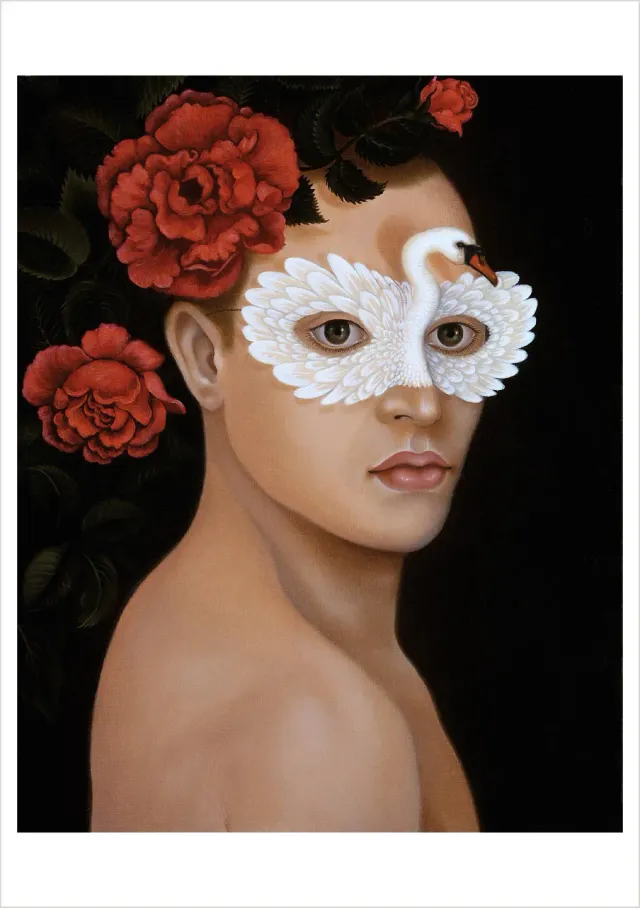 Pomegranate Tino Rodriguez Bal du Masque brevkort figur