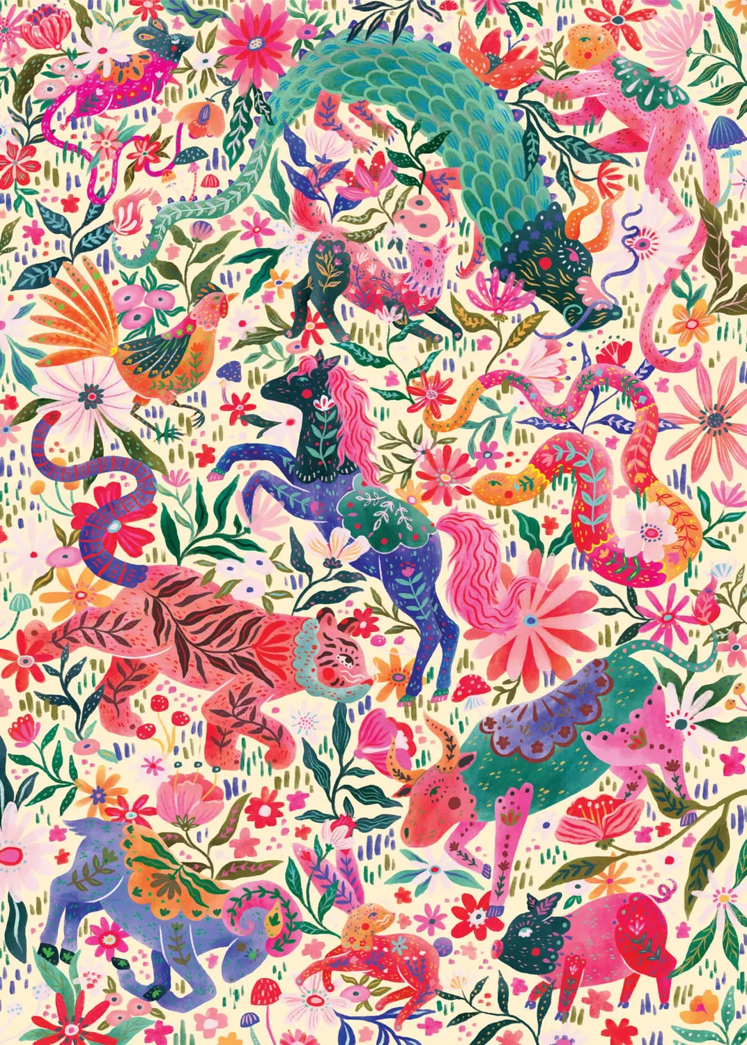 Elena Essex Zodiac Animals puslespil 1000 brikker 70x50 kinesisk