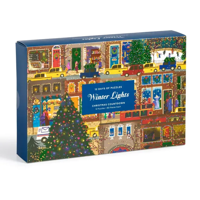 Good Puzzle Co. Laforme Winter Lights julekalender 12x80