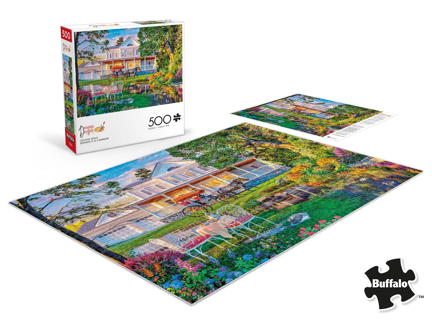 Buffalo Games Country Life Country Estate puslespil 500 brikker