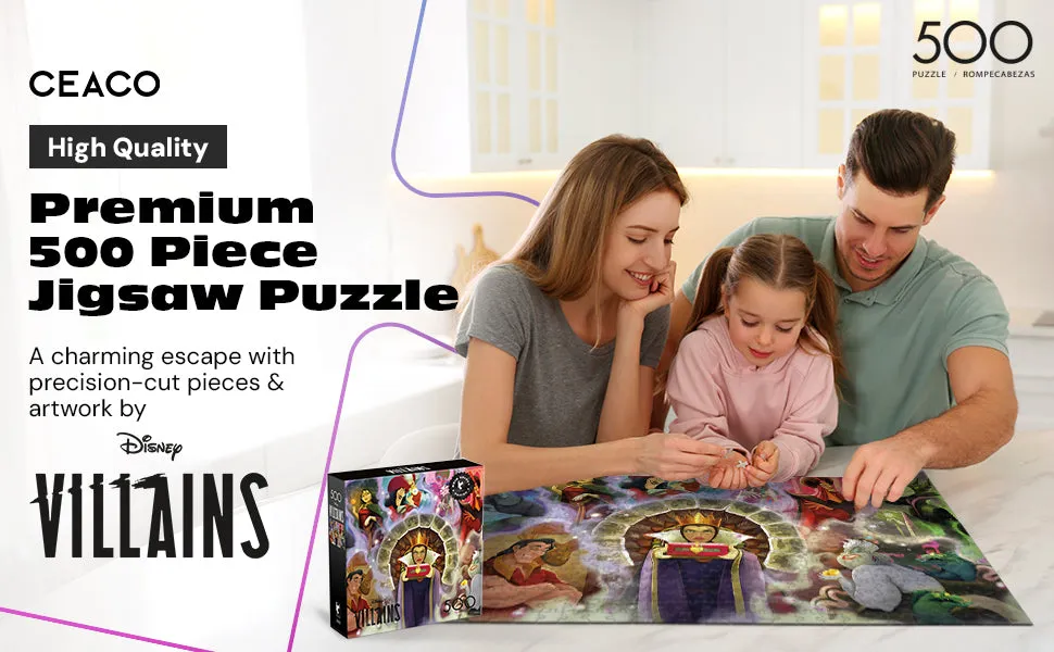 Buffalo Games Noir Select Disney Villains puslespil 500 brikker